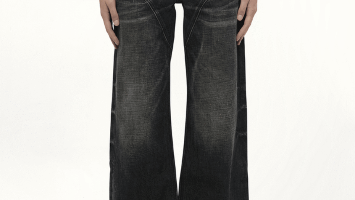 Fax Copy Express Dirty Wash Straight Jeans - Miss Nelly