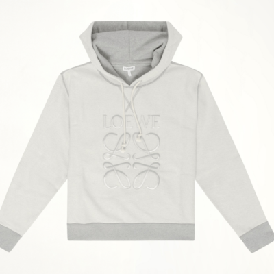 Loewe Anagram Hoodie in Grey / Xs
