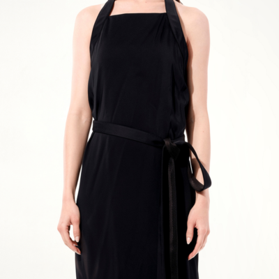Balenciaga Fluide Dress in Black / 34