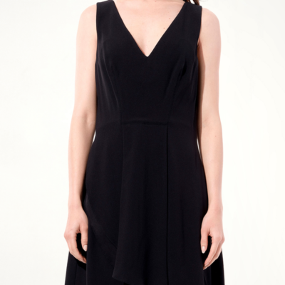 Balenciaga Breezy Short Sleeve Dress in Black / 38