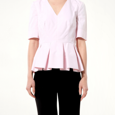 Balenciaga Oxford Top in Pink / 36