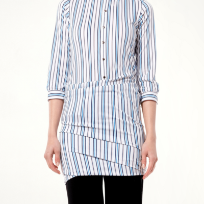 Balenciaga College Shirt in Black / 36