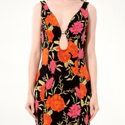 Balenciaga Oeillet Dress in Black / 36