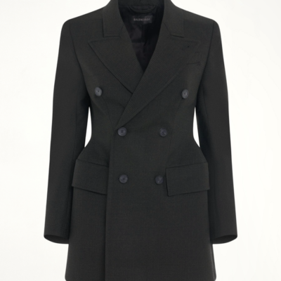 Balenciaga Double Breasted Hourglass Blazer