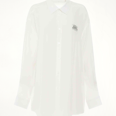 Balenciaga Light Silk Crepe Fluid Blouse
