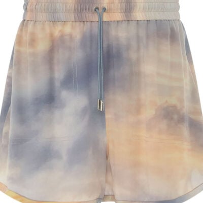 Alexander Mcqueen Daybreak Explorer Shorts in Blue/yellow Blue / It 38