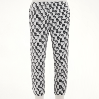 We11Done Logo Knit Jacquard Trouser