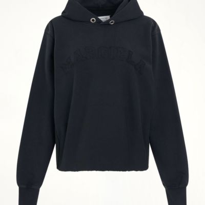 Maison Margiela Memory Logo Hoodie in Black / Xs