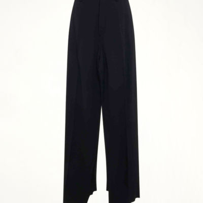 Balenciaga Deconstructed Double Front Pants in Black / S
