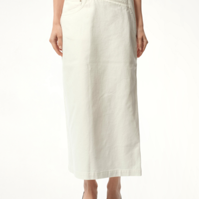 Loewe Deconstructed Skirt Af in White / 36