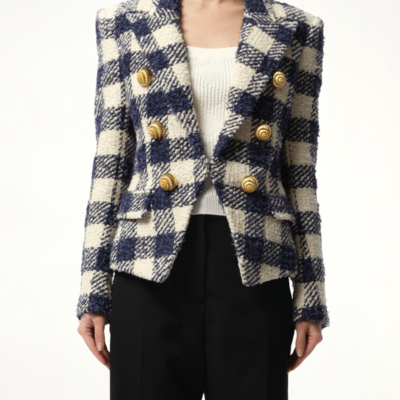 Balmain 6 Button Tweed Jacket