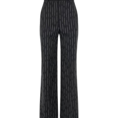 Alexander Mcqueen Certified Broken Stripe Wool Pants
