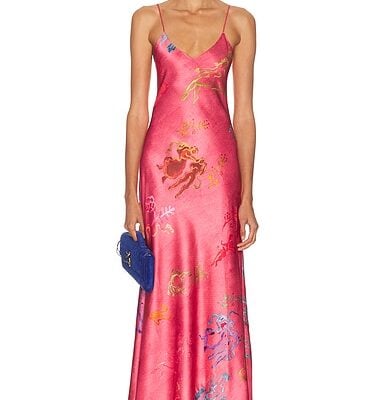 Alejandra Alonso Rojas Bias Slip Gown