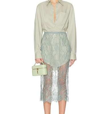 Acne Studios Depru Romantic Flower Lace Dress