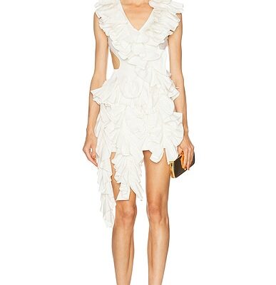 AKNVAS Olive Ruffle Dress