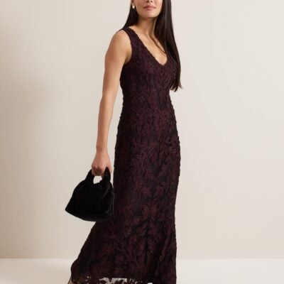 Phase Eight Red Montee Maxi Dress