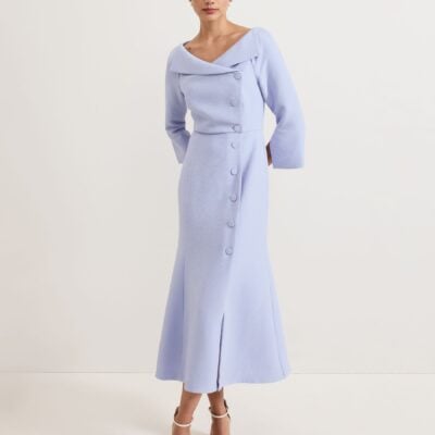 Phase Eight Blue Sienna Tux Dress