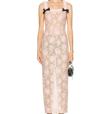 Alessandra Rich Lace Slip Dress