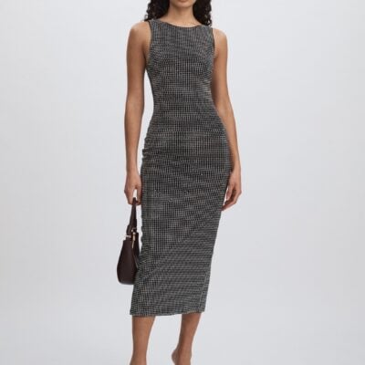 Good American Black Good American Crystal Bodycon Dress