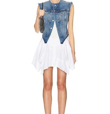 Alexander Wang Prestyle Combo Vest Dress