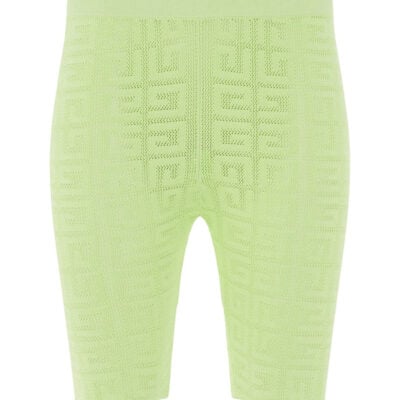 Givenchy 16gg Cycling Shorts in Pistachio Green / Xs