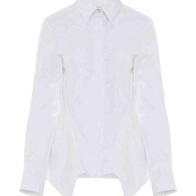 Givenchy Peplum Long Sleeve Shirt