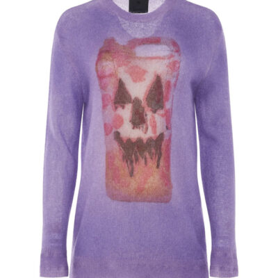 Givenchy Mixmat Crew Neck Print Sweater