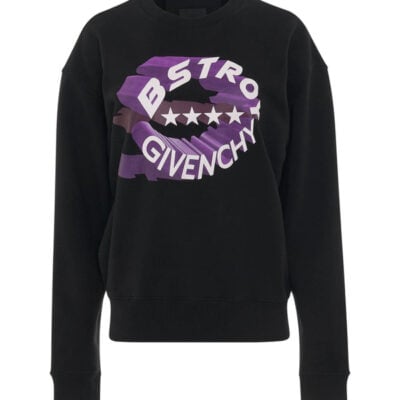 Givenchy Bstroy Circle Logo Sweatshirt in Black / S