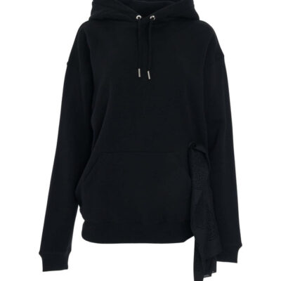 Givenchy Side Eyelet Bandanas Hoodie in Black / Xs