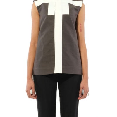 Rick Owens Brion Jacket in Dark Dust/milk Grey / 38