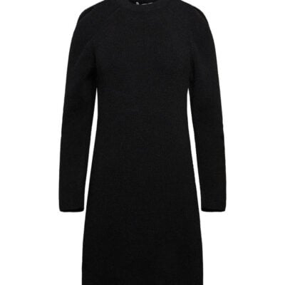 Chloe Knit Dress in Black / Xs