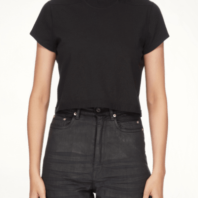 Rick Owens Drkshdw Cropped Small Level T-shirt in Black / L