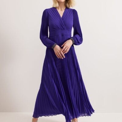 Phase Eight Purple Vila Beaded Dress