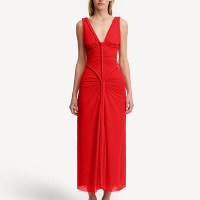 Significant Other Red Tillie Maxi Dress