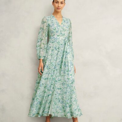 Hobbs Green Petite Thea Dress