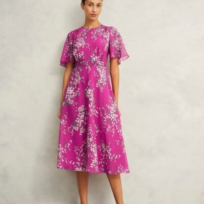 Hobbs Pink Bronwyn Dress