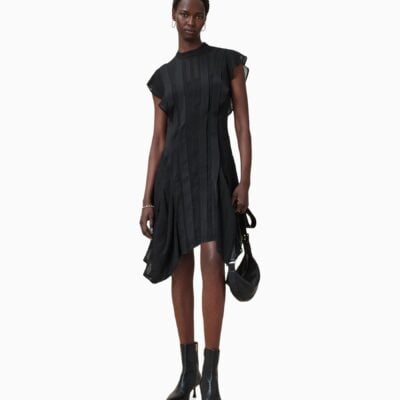 AllSaints Black Fleur Dress