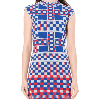 Alexander Mcqueen Mini Dress in Blue / Xs