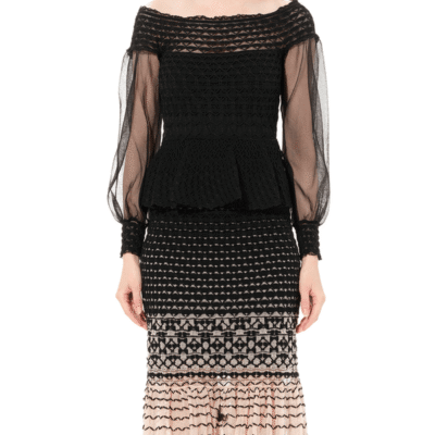 Alexander Mcqueen Criss Cross Dress in Black / S
