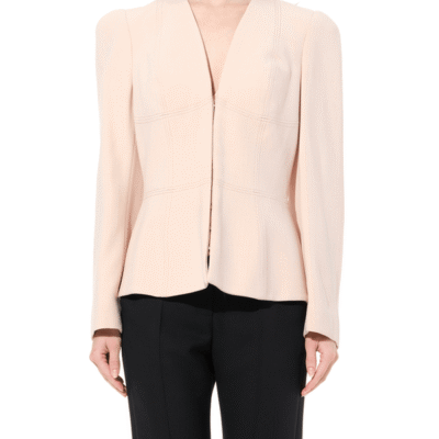Alexander Mcqueen Wool Jacket in Cream / 38