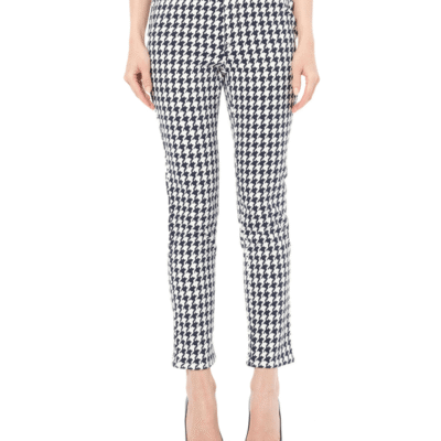 Alexander Mcqueen Dogtooth Jeans in White / 26