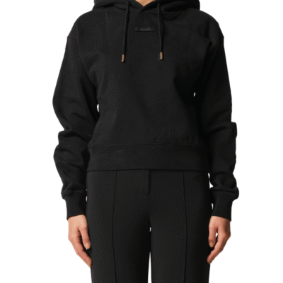 Jacquemus Le Hoodie Gros Grain in Black / Xs