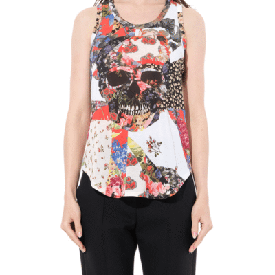 Alexander Mcqueen Maglietta Skull T-shirt in Multicolour / 36