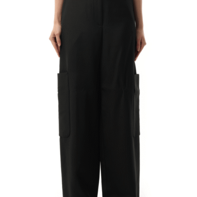 Khaite Caiton Pant in Black / 2