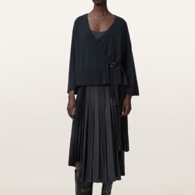 AllSaints Blue Lucille Dress