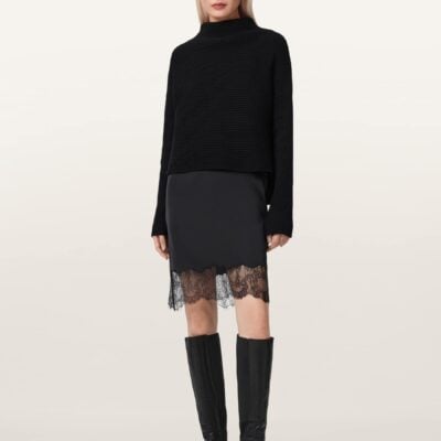 AllSaints Black Eloise Dress