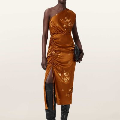 AllSaints Brown Laura Dress