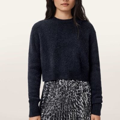 AllSaints Black Spark Leppo Dress