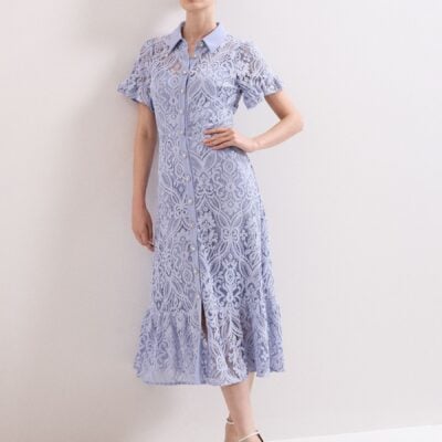Phase Eight Blue Carmine Lace Dress