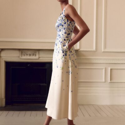Phase Eight Cream Orla Floral Dress